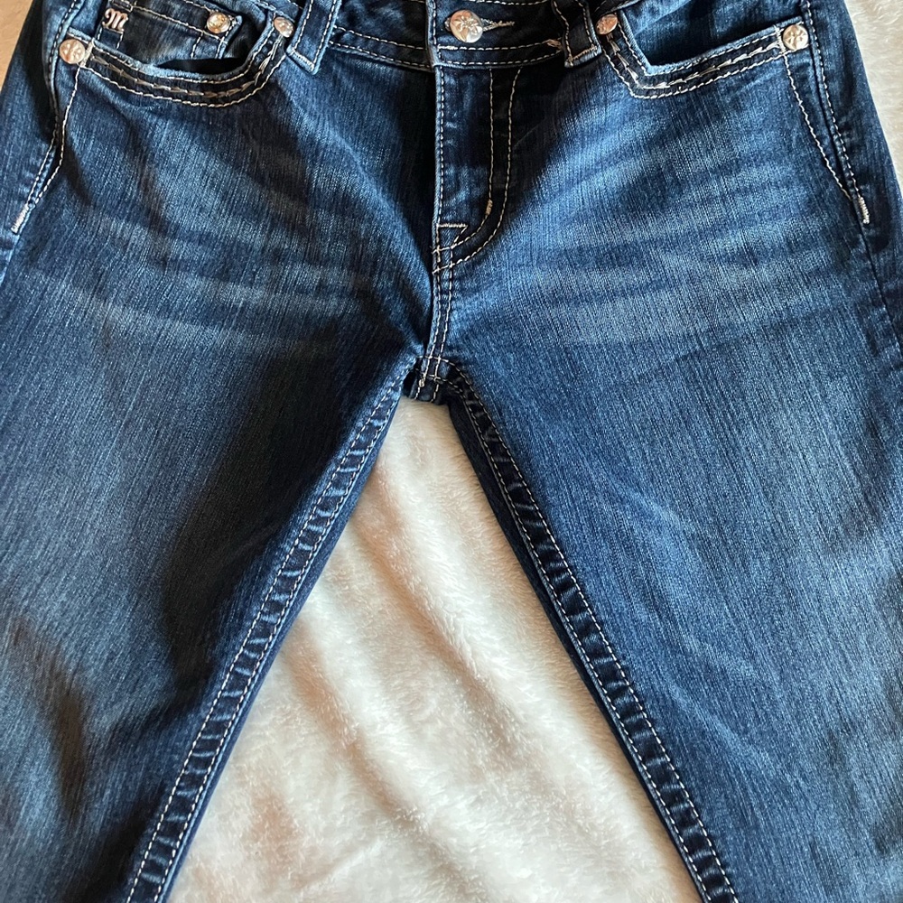 Miss Me Dark Blue Boot Cut Jeans